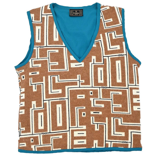 Fendi Top Vest Brown #42