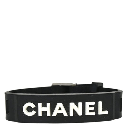 Chanel Rubber Bracelet Black 99P