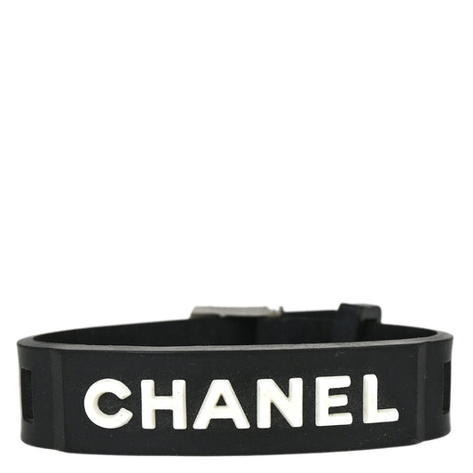 Chanel Rubber Bracelet Black 99P