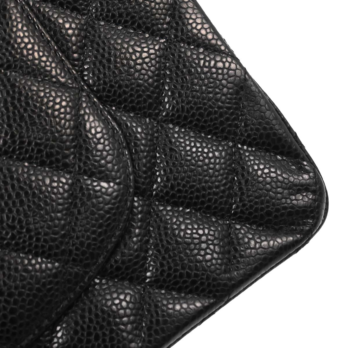 Chanel Black Caviar Medium Classic Double Flap Shoulder Bag