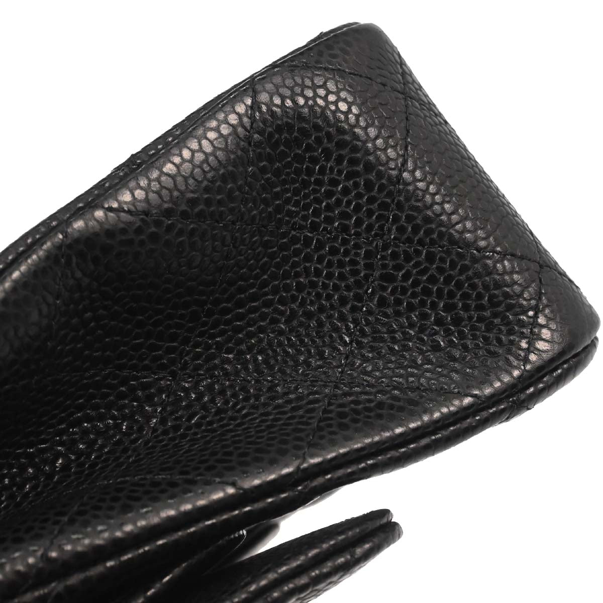 Chanel Black Caviar Medium Classic Double Flap Shoulder Bag