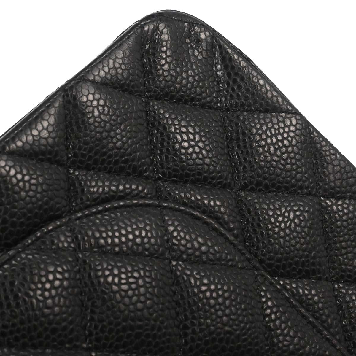Chanel Black Caviar Medium Classic Double Flap Shoulder Bag