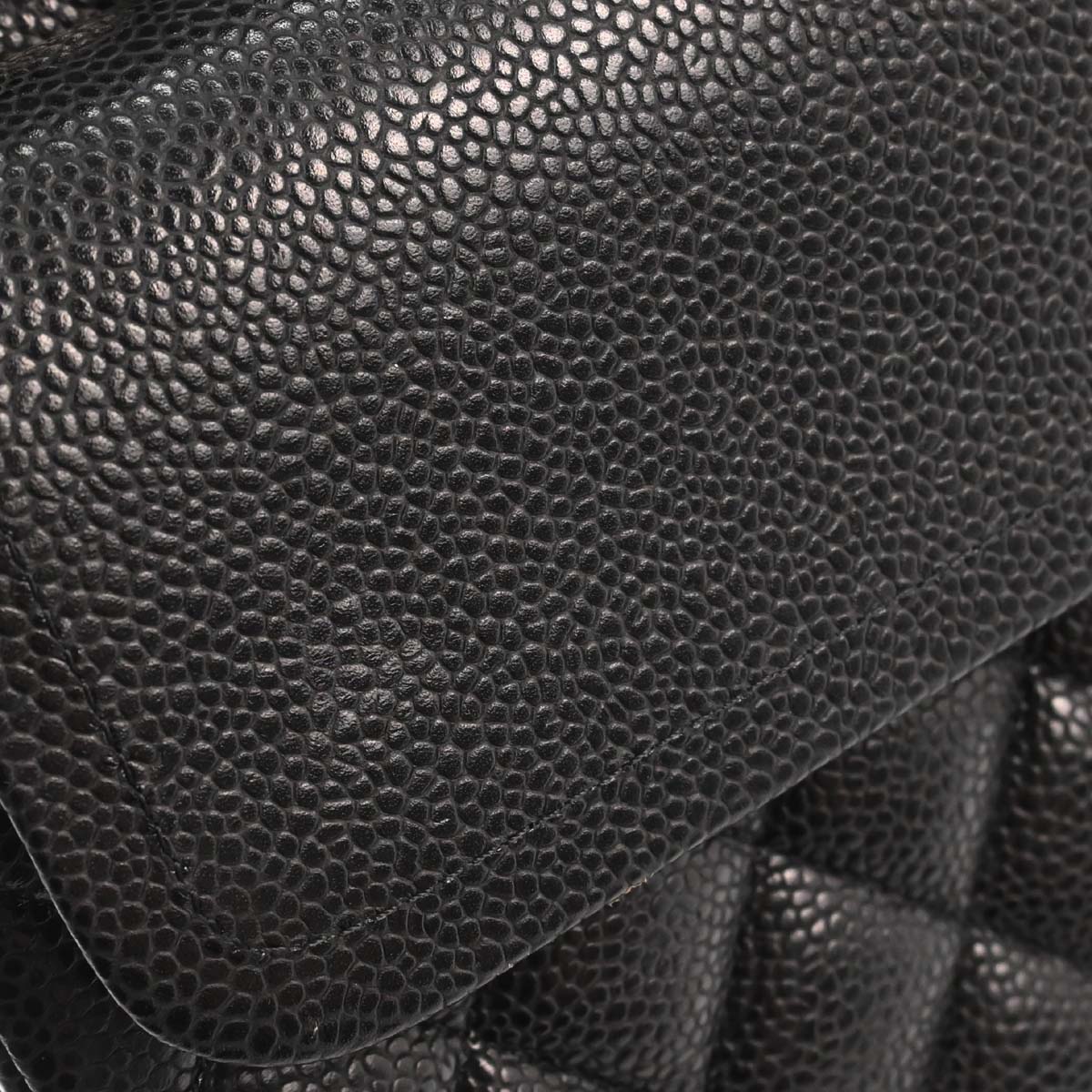 Chanel Black Caviar Medium Classic Double Flap Shoulder Bag