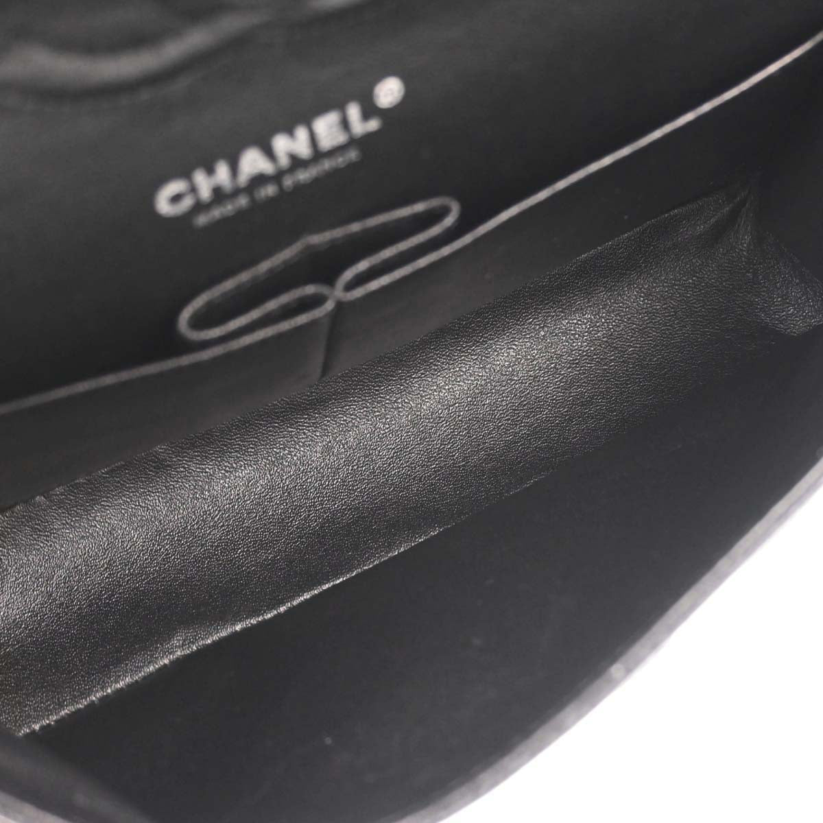 Chanel Black Caviar Medium Classic Double Flap Shoulder Bag