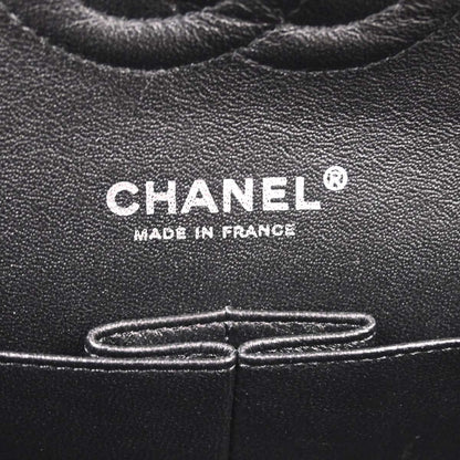 Chanel Black Caviar Medium Classic Double Flap Shoulder Bag
