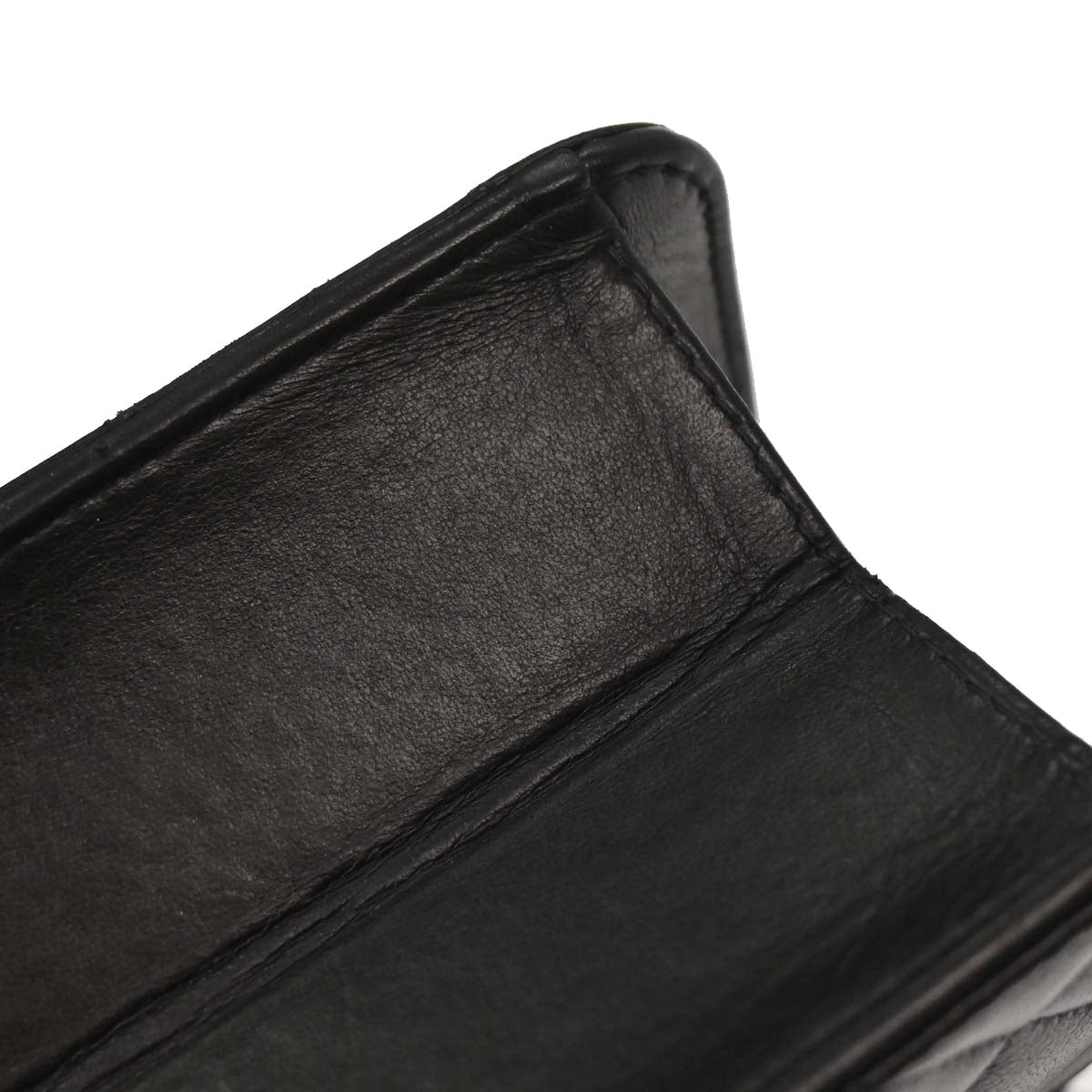 Chanel Black Lambskin Turnlock Small Half Flap Shoulder Bag