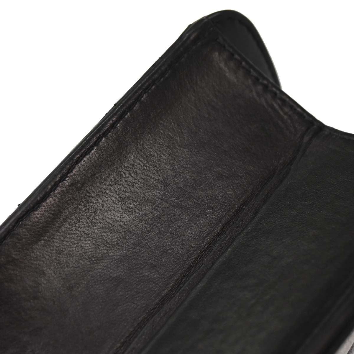 Chanel Black Lambskin Turnlock Small Half Flap Shoulder Bag