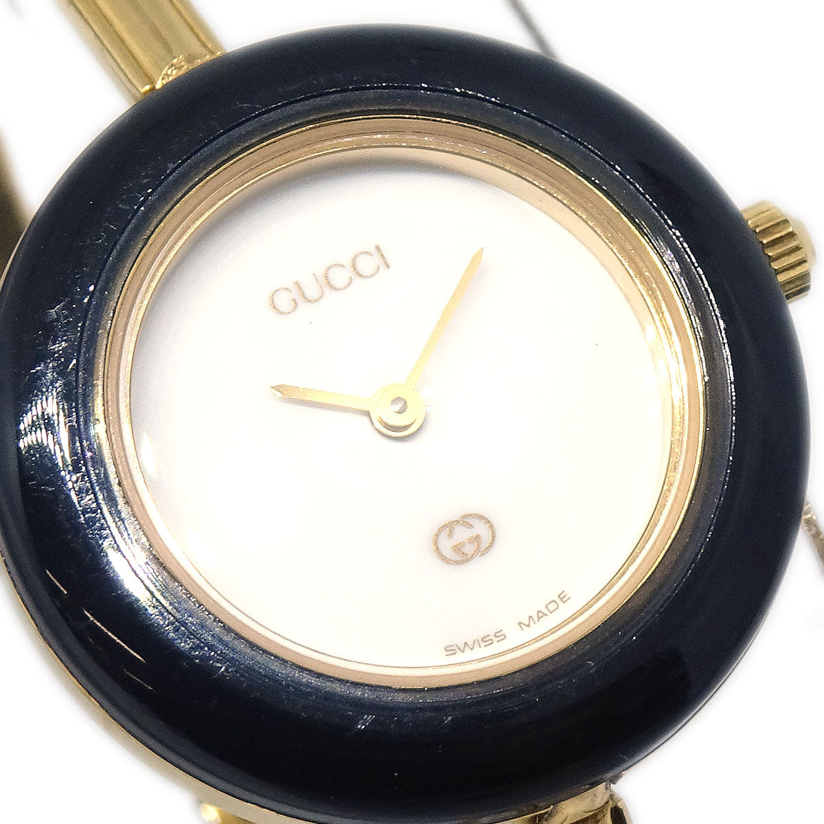 Gucci 11/12 Change Bezel Chameleon Quartz Watch SS