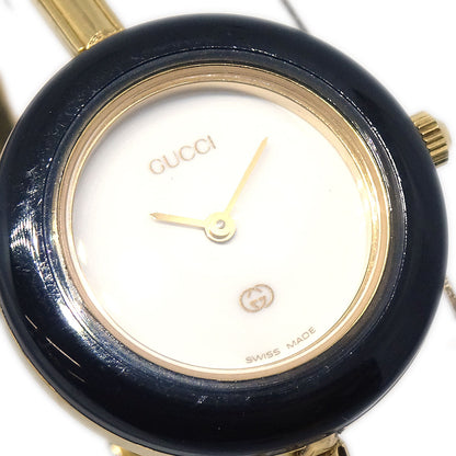 Gucci 11/12 Change Bezel Chameleon Quartz Watch SS