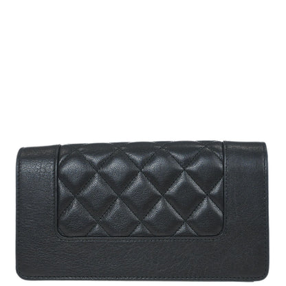 Chanel Black Calfskin Wallet