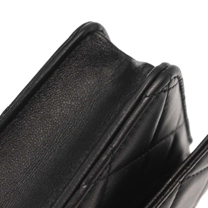 Chanel Black Lambskin Classic WOC Wallet on Chain Bag