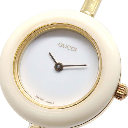 Gucci 11/12.2 Change Bezel Chameleon Quartz Watch SS