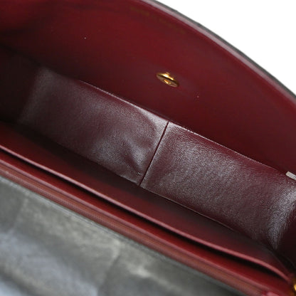 Chanel Black Lambskin Classic Flap Jumbo Shoulder Bag