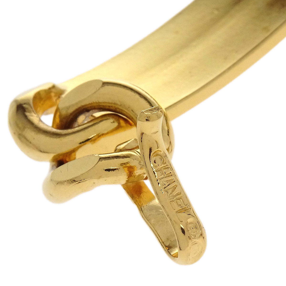 Chanel Chain Belt Medallion Gold Black Small Good