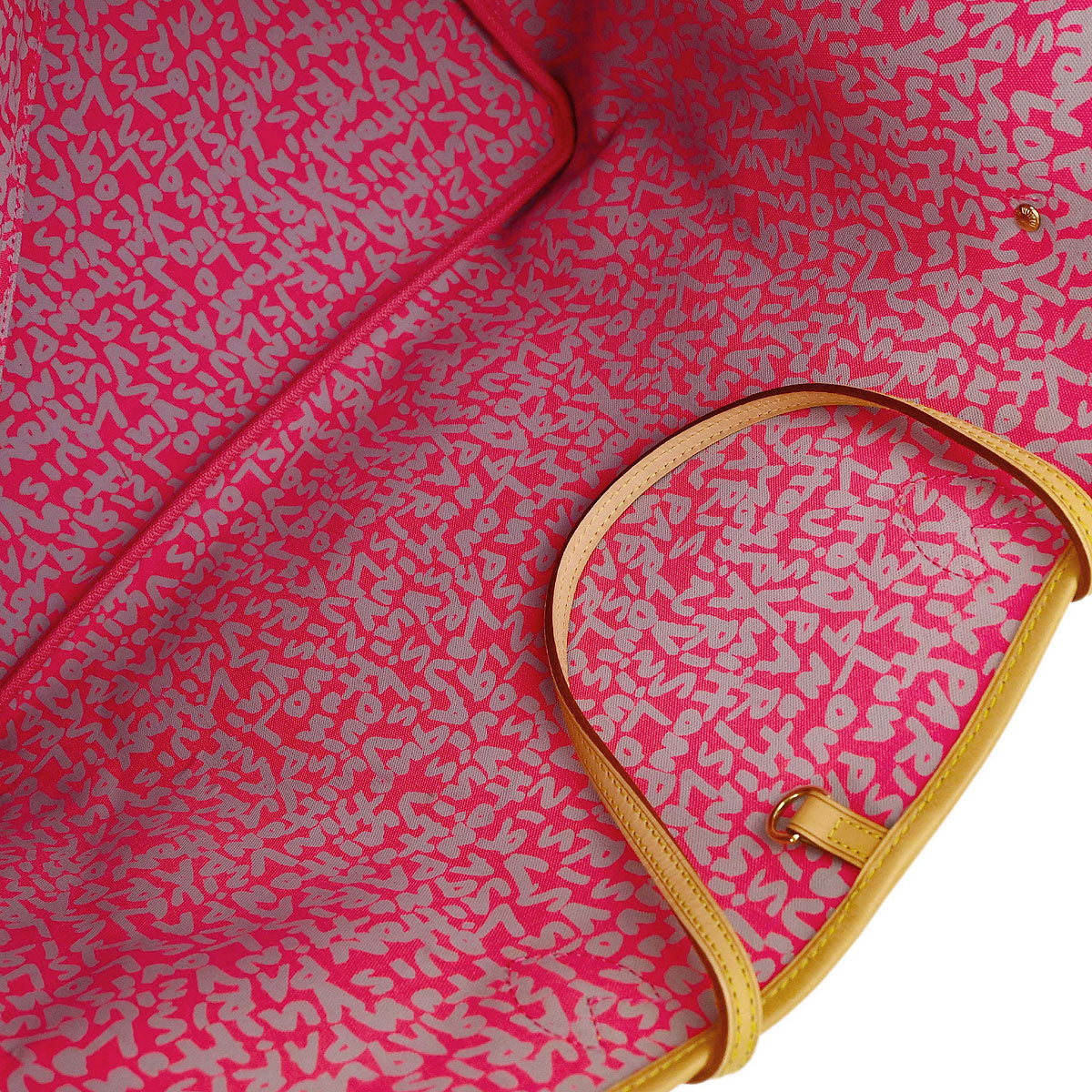 Louis Vuitton Pink Monogram Graffiti Neverfull GM Tote Bag M93701