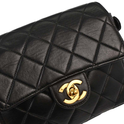 Chanel Black Lambskin Handbag