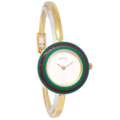 Gucci 11/12.2 Change Bezel Chameleon Quartz Watch SS