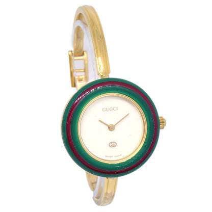 Gucci 11/12 Change Bezel Chameleon Quartz Watch SS
