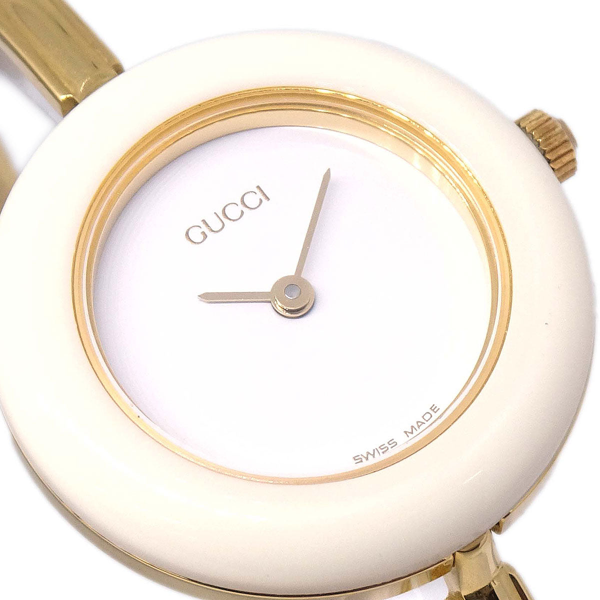 Gucci 11/12.2 Change Bezel Chameleon Quartz Watch SS