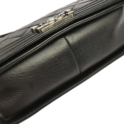Boy Chanel Black Lambskin Medium Shoulder Bag