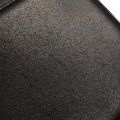 Chanel Black Lambskin Pushlock Small Full Flap Shoulder Bag