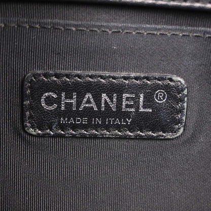 Boy Chanel 2014 Black Lambskin Medium Shoulder Bag