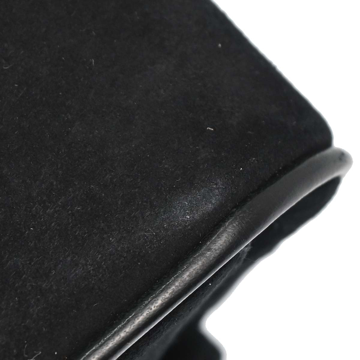 Chanel Black Suede Shoulder Bag