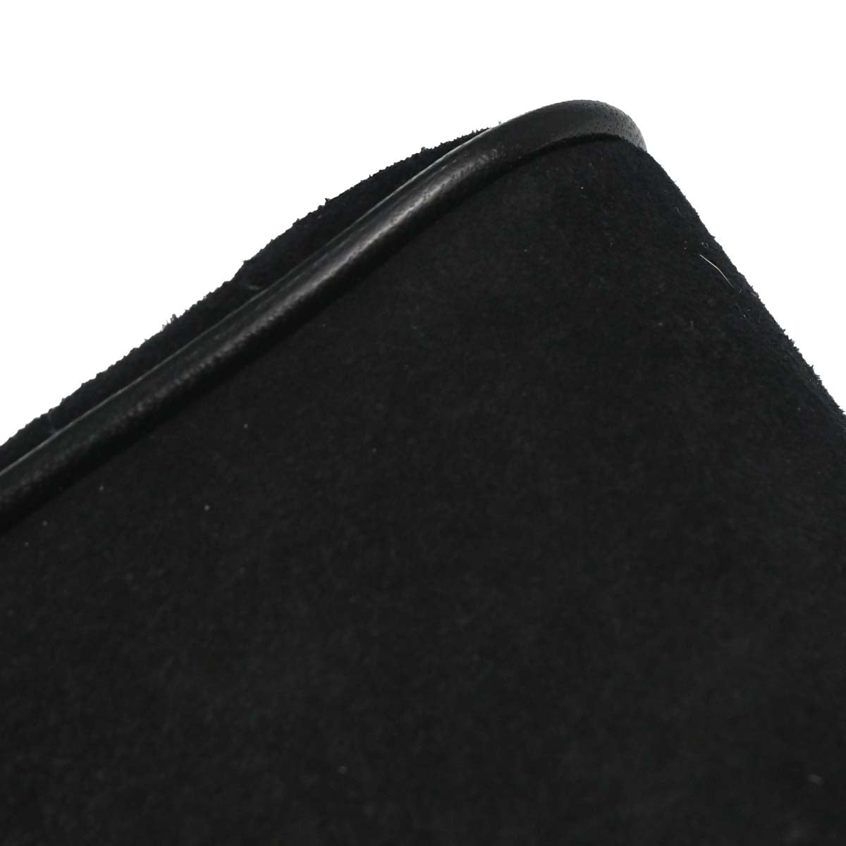 Chanel Black Suede Shoulder Bag