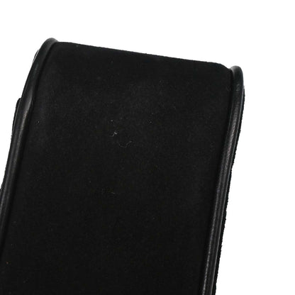 Chanel Black Suede Shoulder Bag
