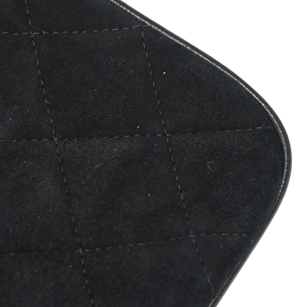 Chanel Black Suede Shoulder Bag