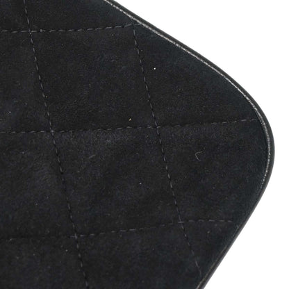 Chanel Black Suede Shoulder Bag