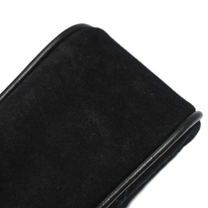 Chanel Black Suede Shoulder Bag