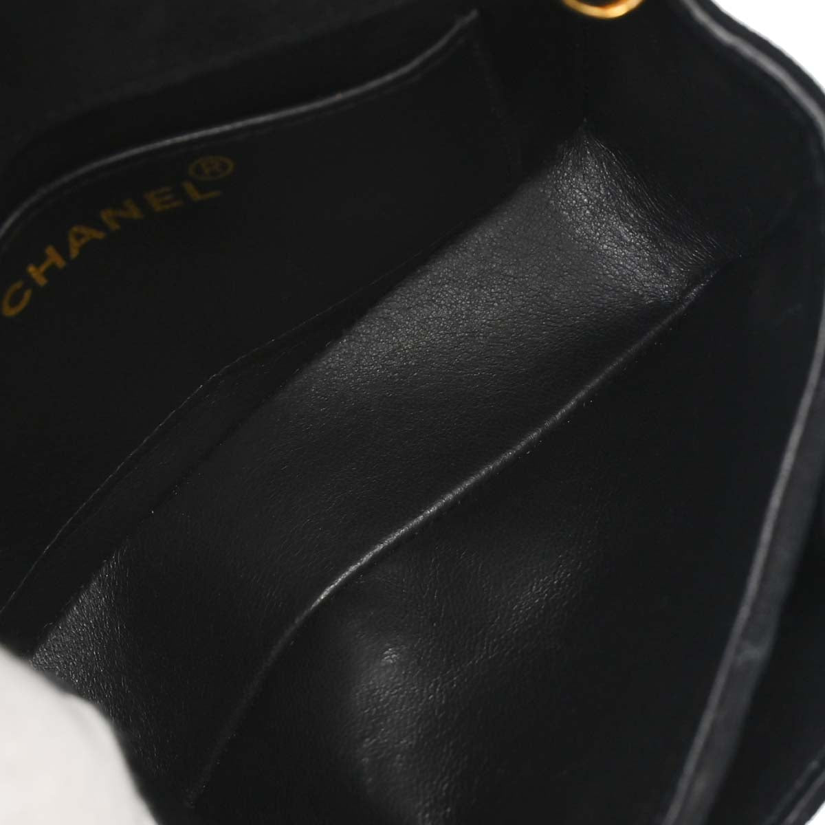 Chanel Black Suede Shoulder Bag