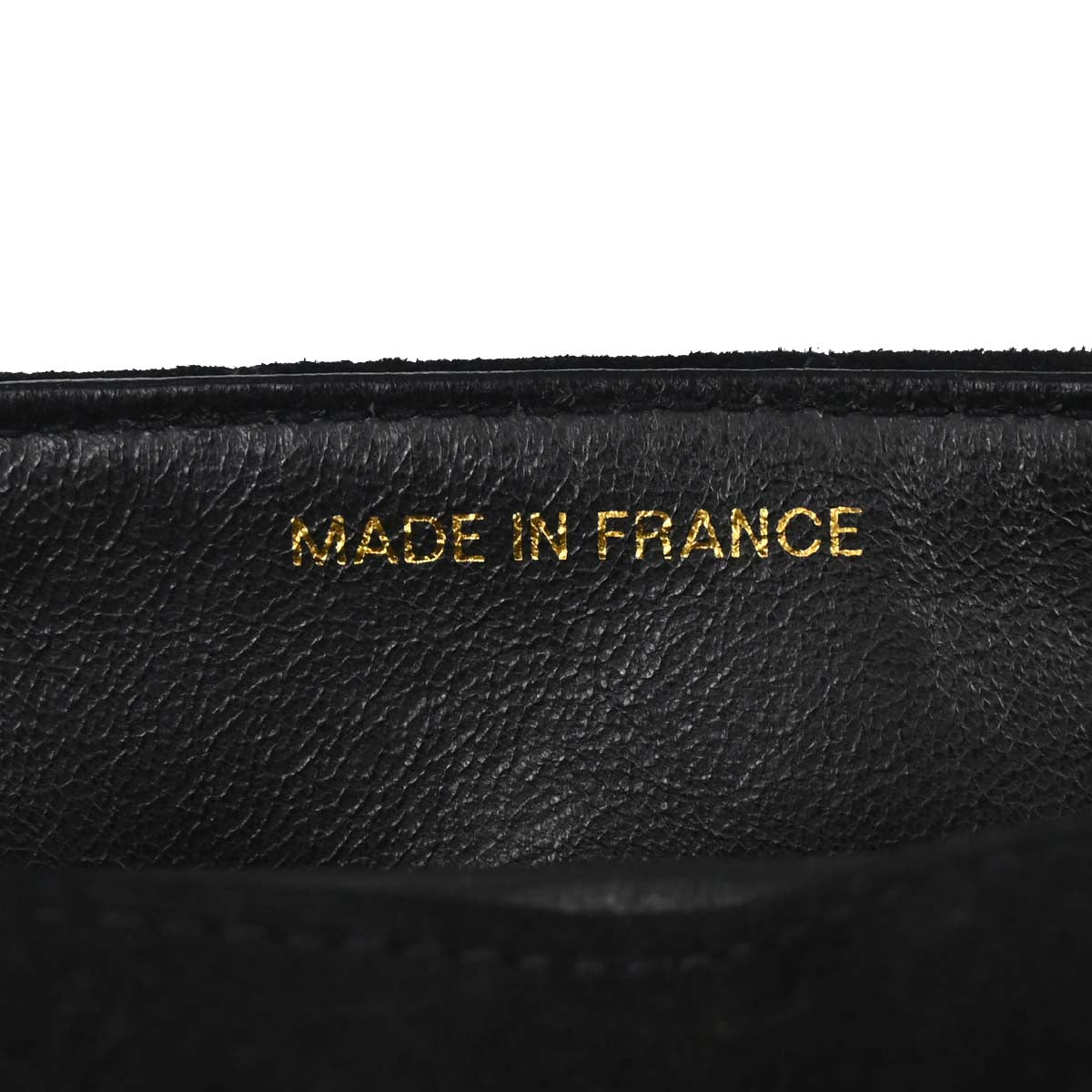 Chanel Black Suede Shoulder Bag