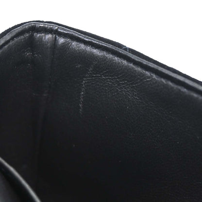 Chanel Black Suede Shoulder Bag