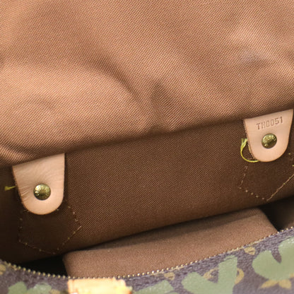 Louis Vuitton Khaki Monogram Graffiti Speedy 30 Handbag M92194