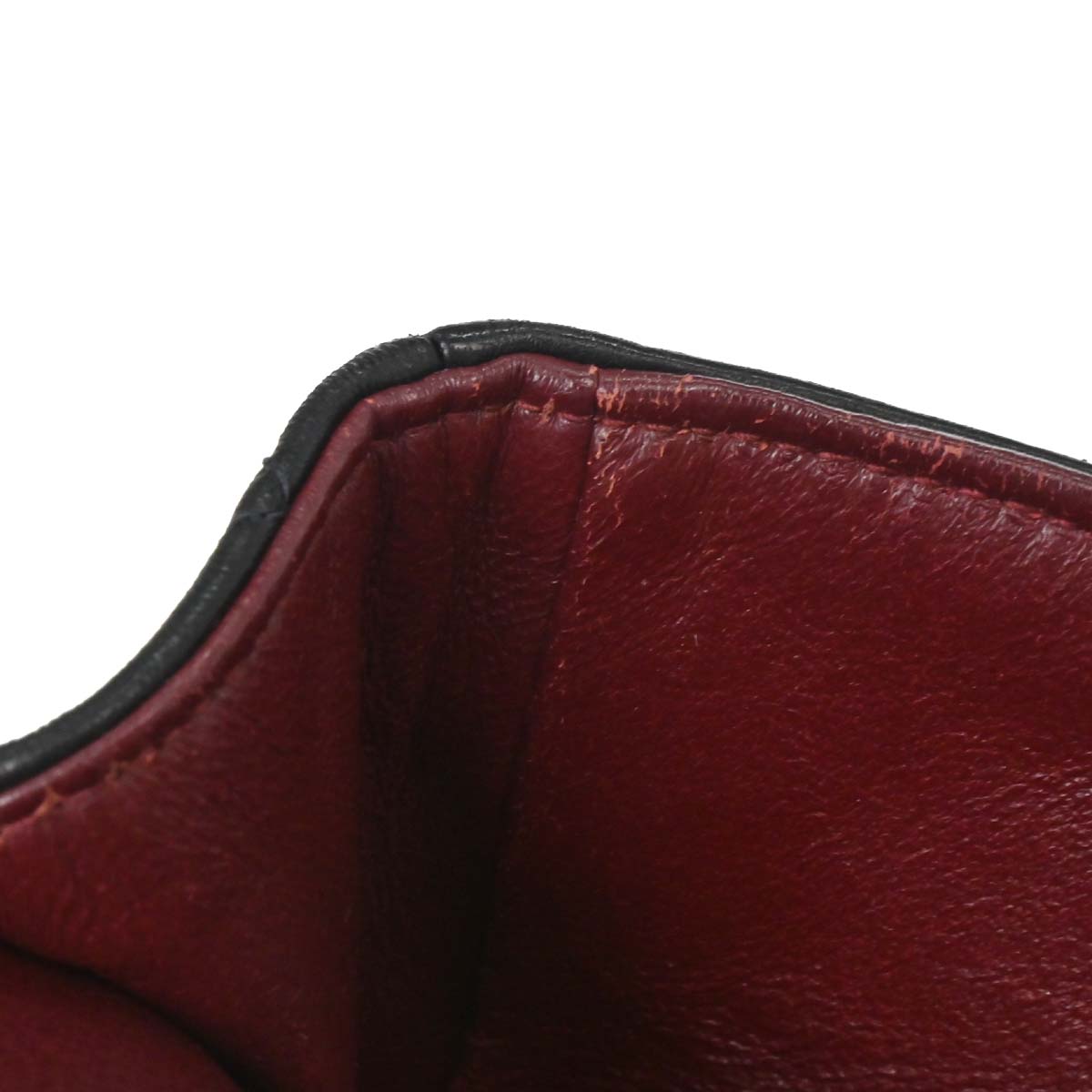 Chanel 1996-1997 Black Lambskin Small Classic Double Flap Shoulder Bag