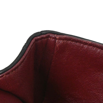 Chanel 1996-1997 Black Lambskin Small Classic Double Flap Shoulder Bag
