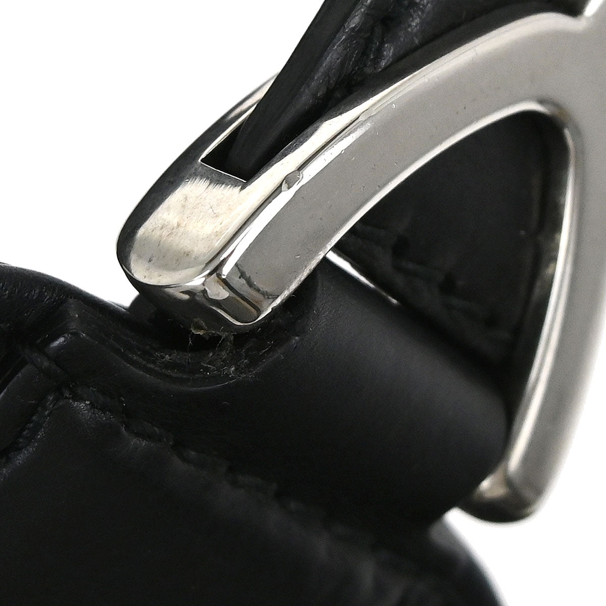 Gucci Black Leather Soft Stirrup Tote Bag