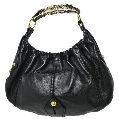 Yves Saint Laurent Black Mombasa Vincennes Handbag