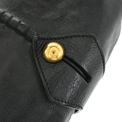 Yves Saint Laurent Black Mombasa Vincennes Handbag