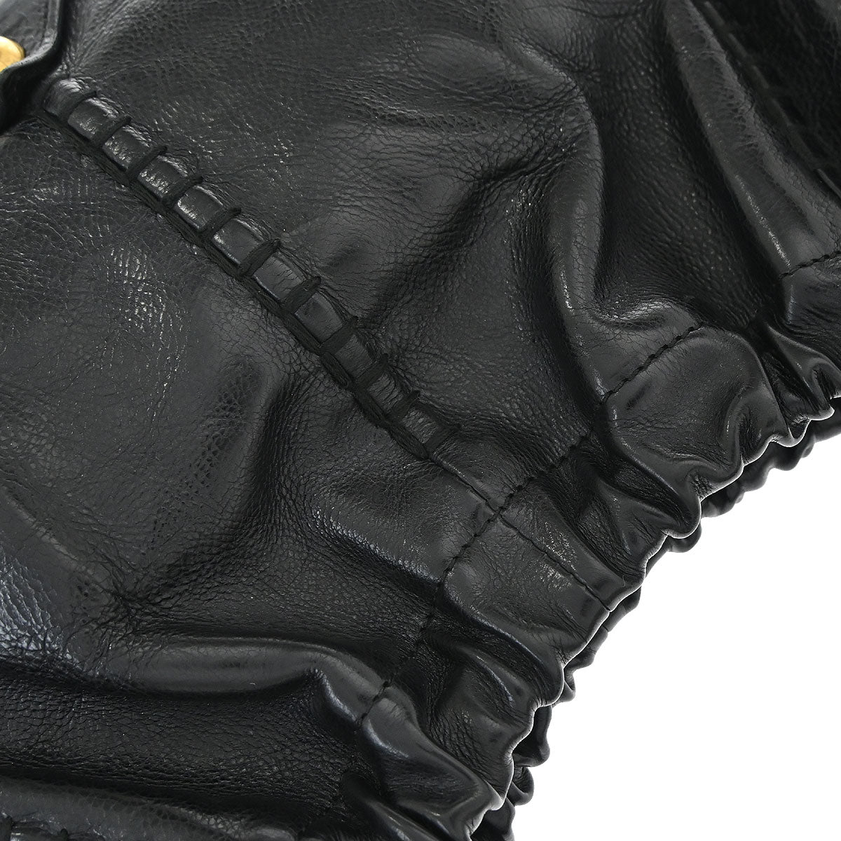 Yves Saint Laurent Black Mombasa Vincennes Handbag