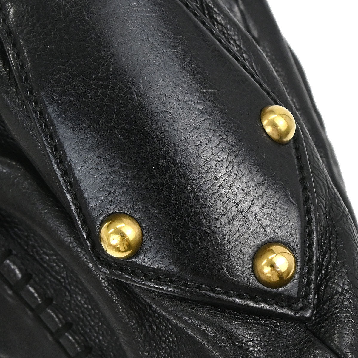 Yves Saint Laurent Black Mombasa Vincennes Handbag