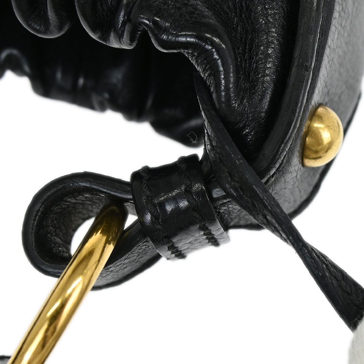 Yves Saint Laurent Black Mombasa Vincennes Handbag