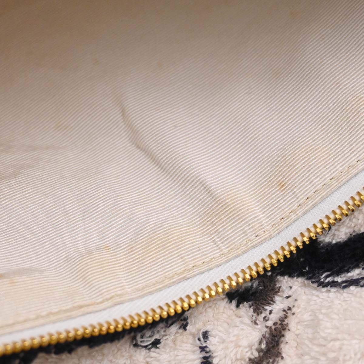 Chanel 1991-1994 White Terry Cloth Backpack '94 Collection