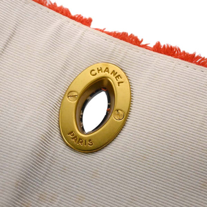Chanel 1991-1994 White Terry Cloth Backpack '94 Collection