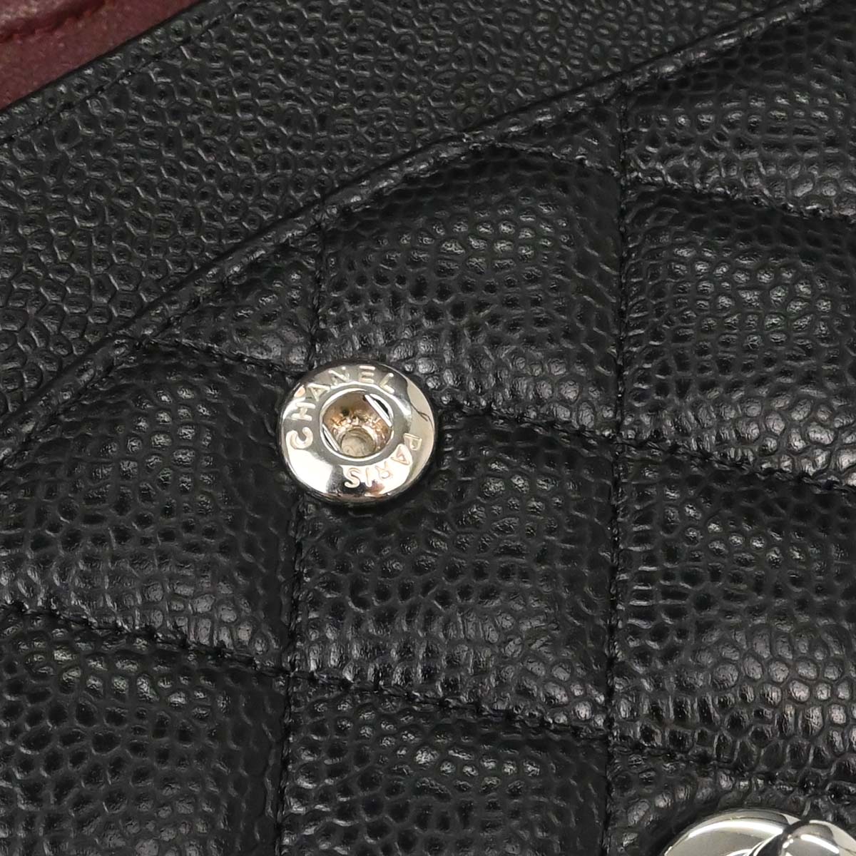Chanel Black Caviar Skin Medium Classic Double Flap Shoulder Bag