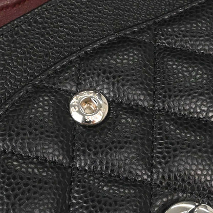 Chanel Black Caviar Skin Medium Classic Double Flap Shoulder Bag