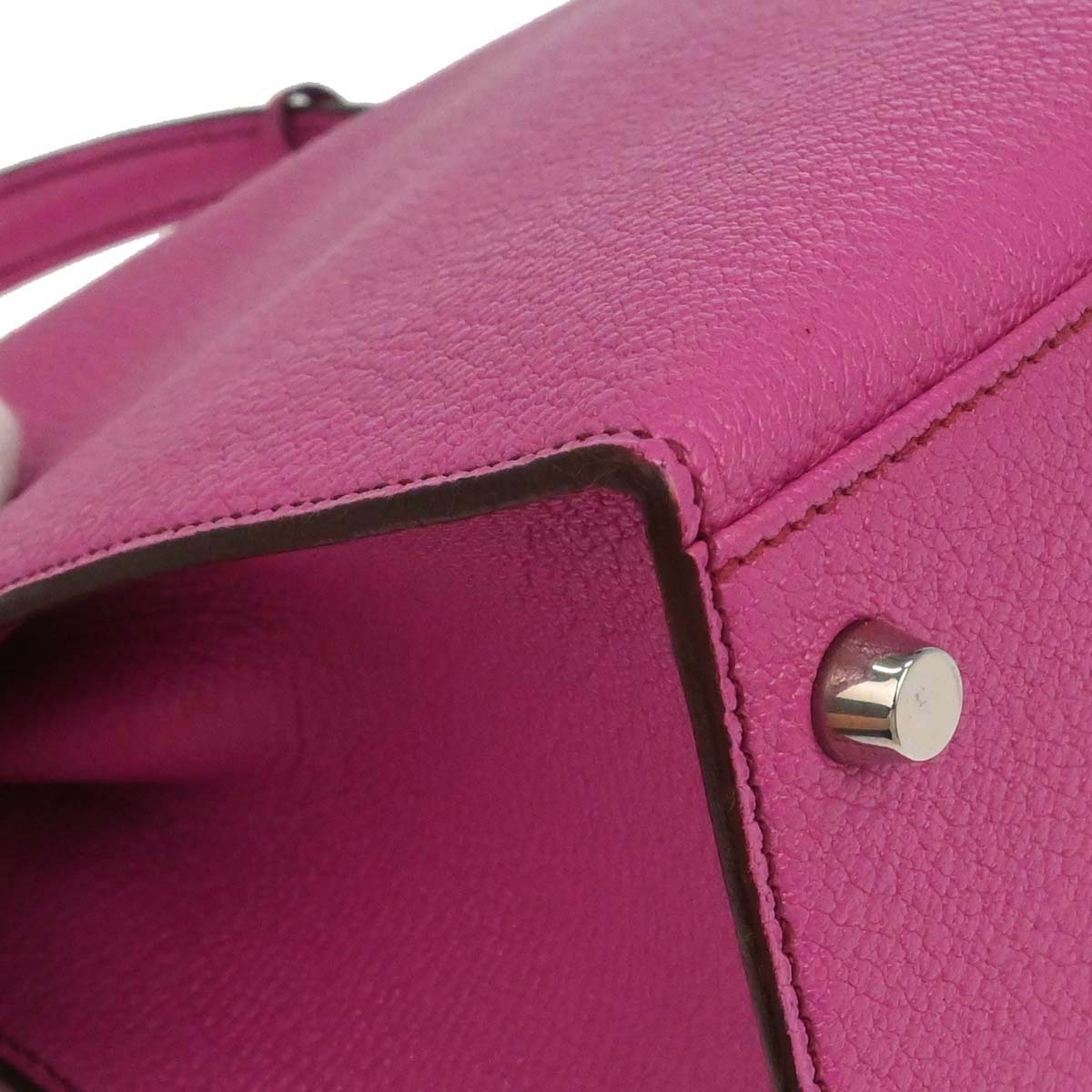 Hermes Fuchsia Coromandel Kelly 28 Sellier 2way Shoulder Handbag
