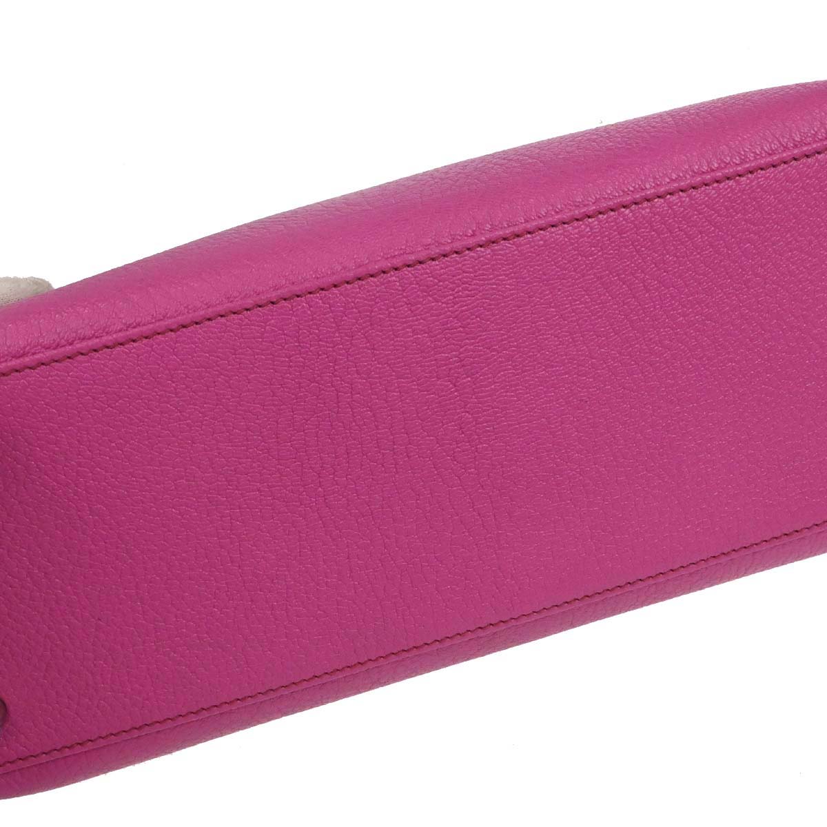 Hermes Fuchsia Coromandel Kelly 28 Sellier 2way Shoulder Handbag